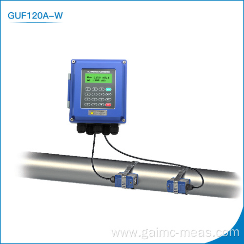 PVC pipe RS485 clamp-on ultrasonic water flow sensor